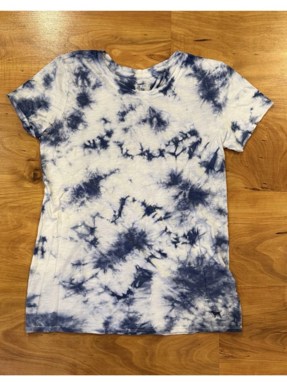 Y2K VTG Victoria’s Secret PINK Campus T Tie Dye Size XS Blue